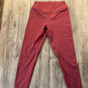 Pink Ascend Balance Athletica leggings.